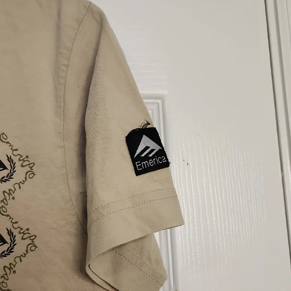 Emerica. Tan Graphic Short Sleeve Tee - Picture 4 of 9